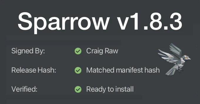 Sparrow Bitcoin Wallet Release 1.8.3