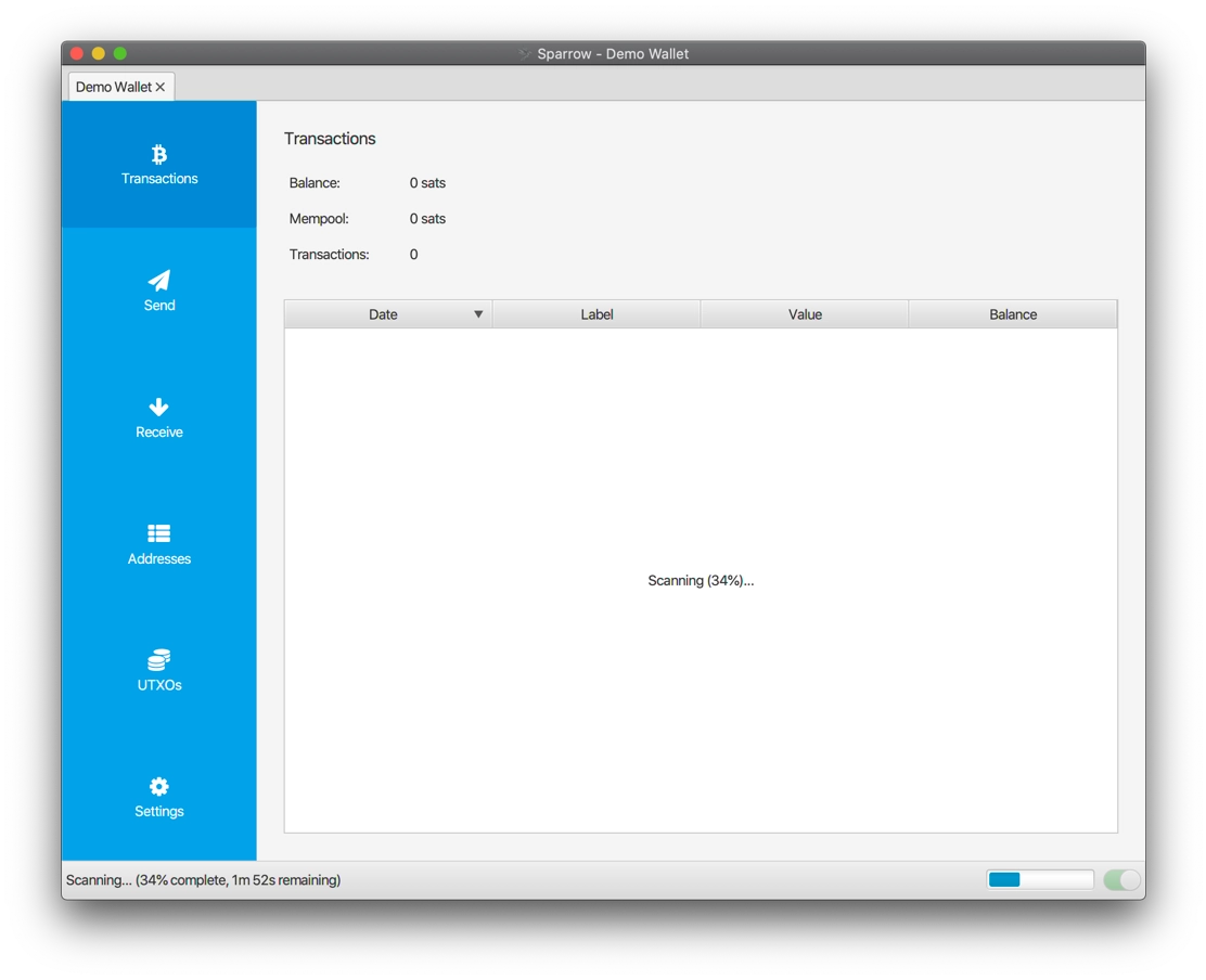 bitcoin core transaction scanning