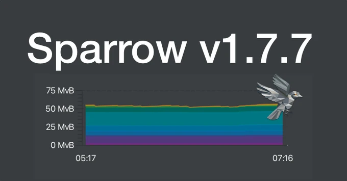 Sparrow Bitcoin Wallet Release 1.7.7